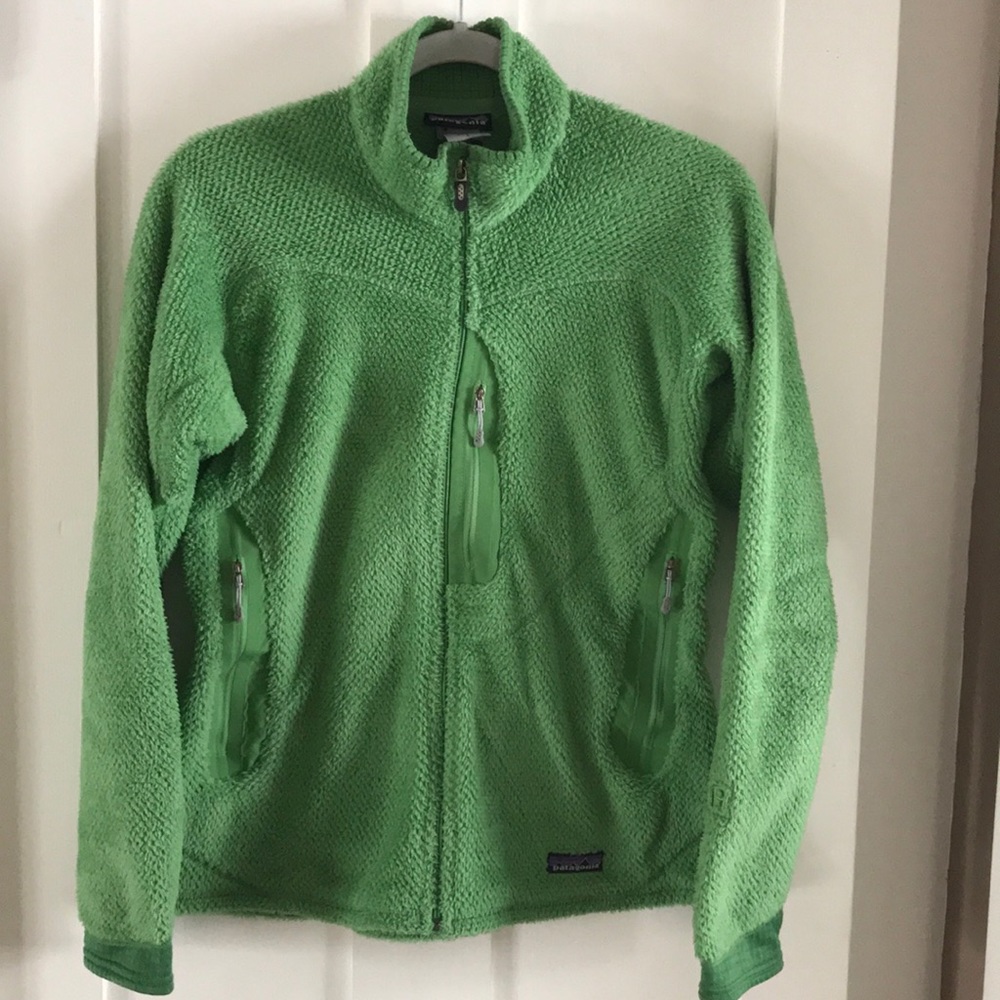 Patagonia green full zip jacket